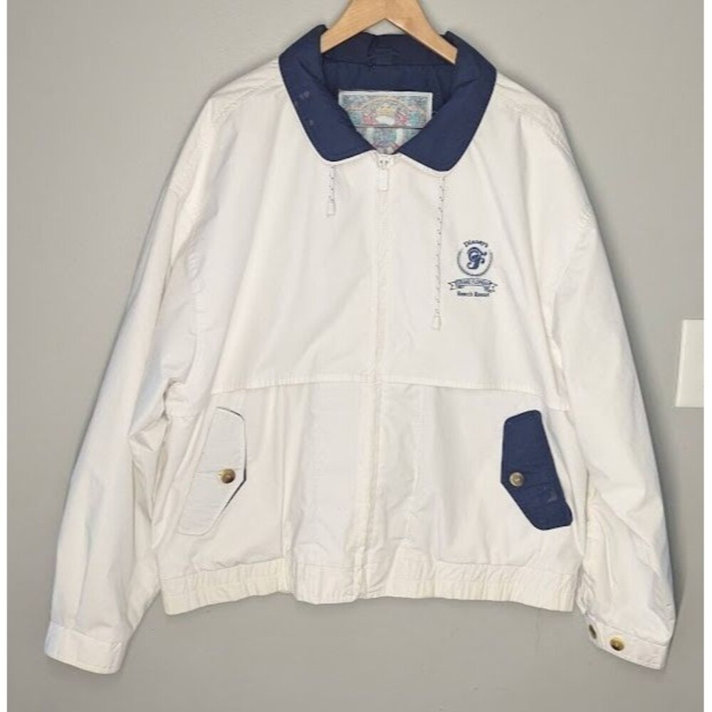 Vintage Disney's Grand Floridian Beach Resort Jacket GEAR Sports 90s Size XL